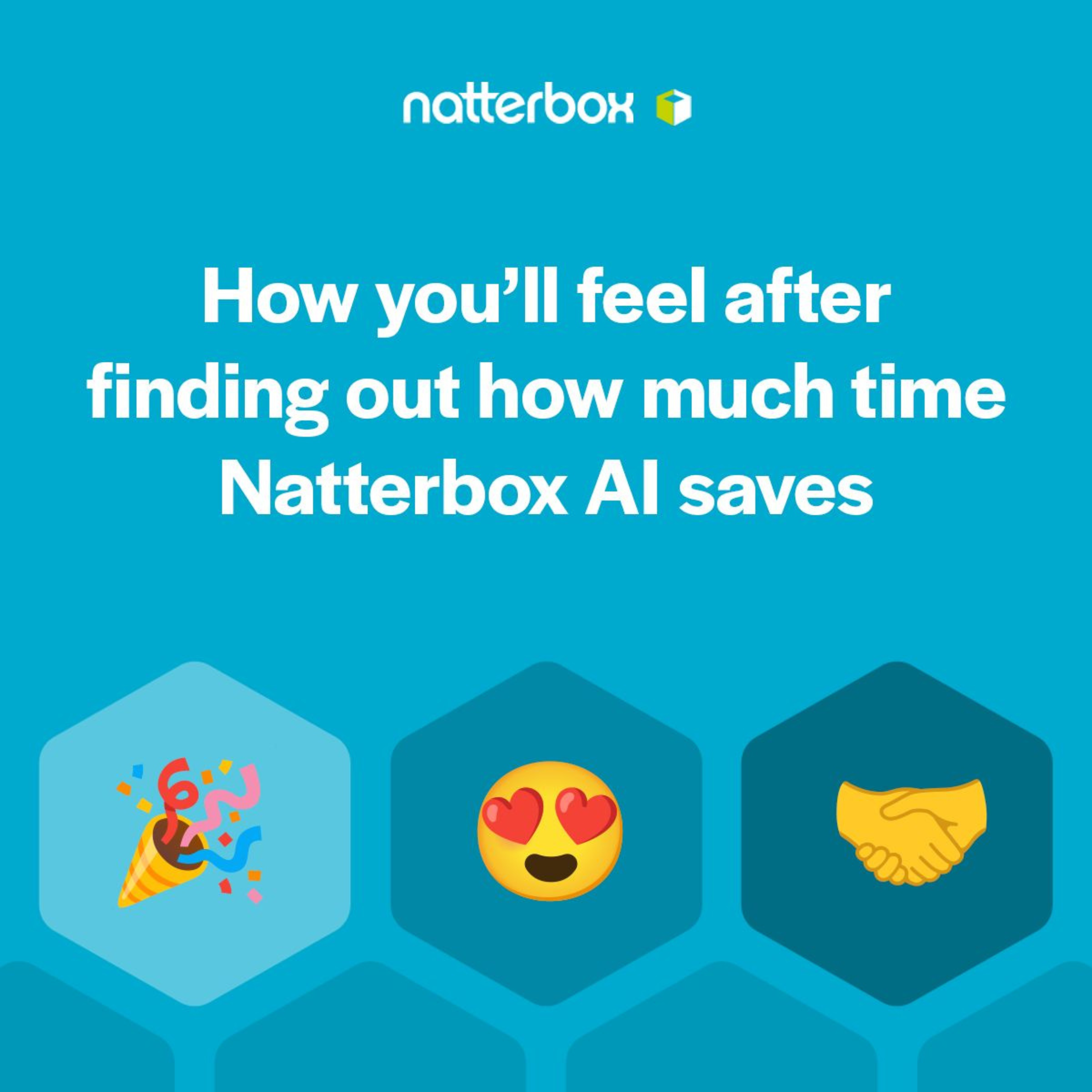 Natterbox AI time-savings advert